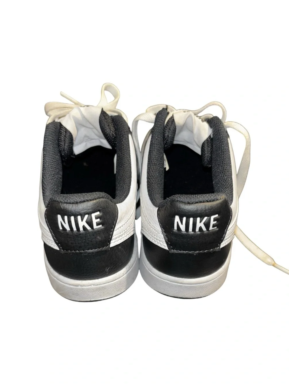 Nike Court Vision Low Black/White Sneakers | Women's Size 8